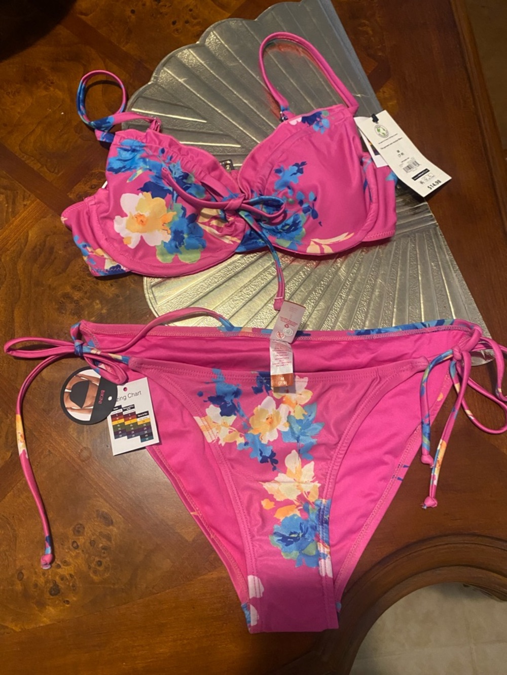 NWT- RARE Floral Bikini Set